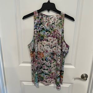 Floral tank blouse